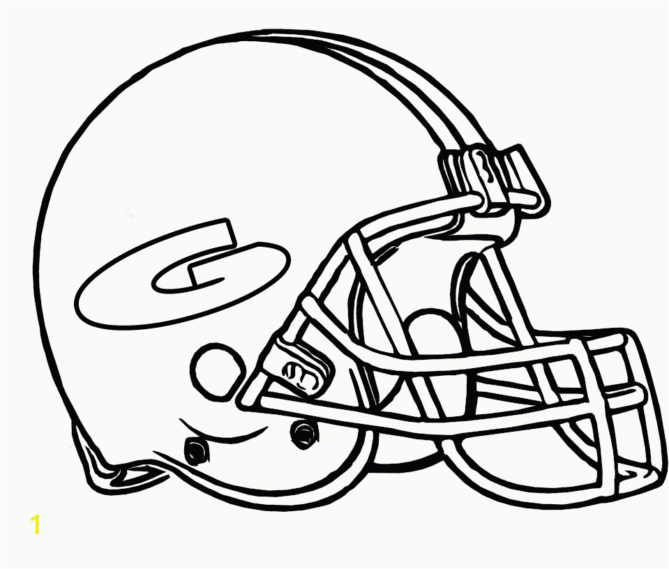 coloring pages of football helmets