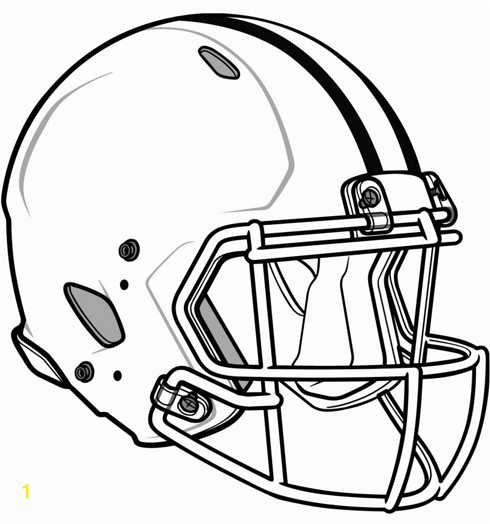 Coloring Pages Of A Football Helmet Football Helmet Coloring Page Coloring Pages &