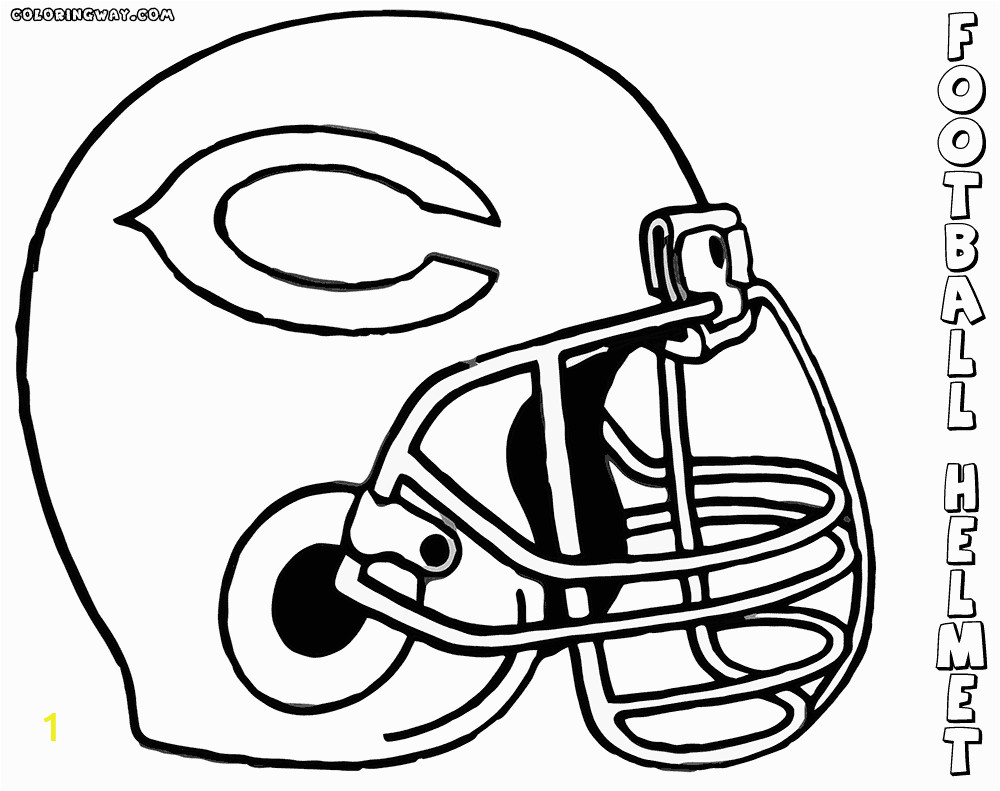 football helmet coloring pages