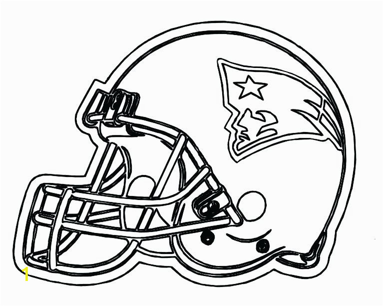 Coloring Pages Of A Football Helmet Football Helmets Picture