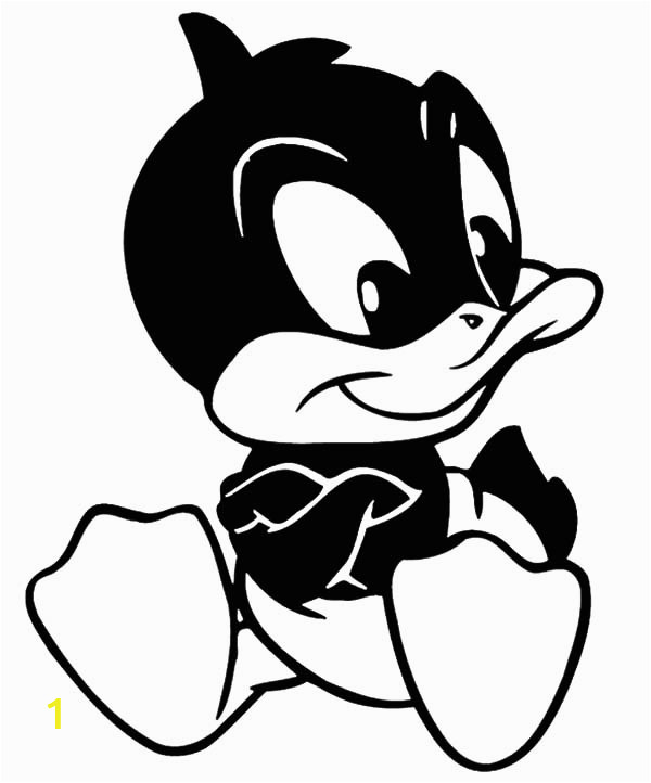 Coloring Pages Of Baby Daffy Duck Baby Daffy Duck Looney Tunes Coloring Pages Netart