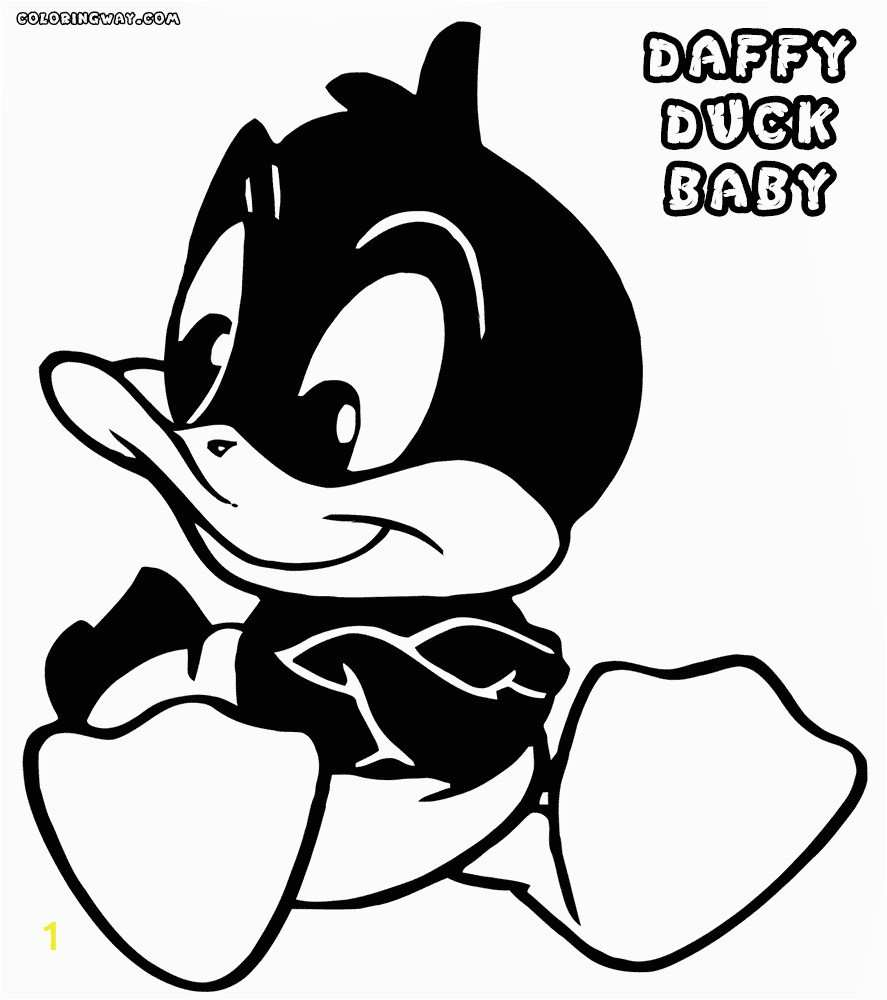Coloring Pages Of Baby Daffy Duck Daffy Duck Coloring Pages