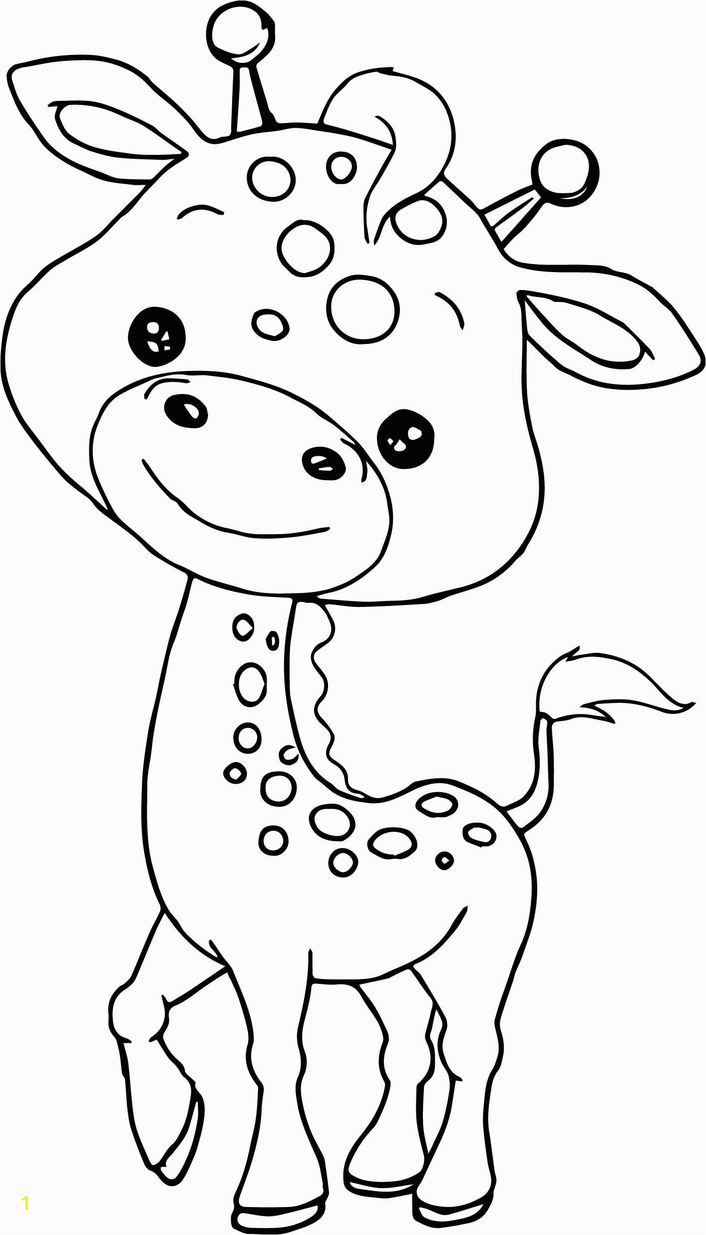 Coloring Pages Of Baby Zoo Animals Awesome Baby Jungle Free Animal Coloring Page