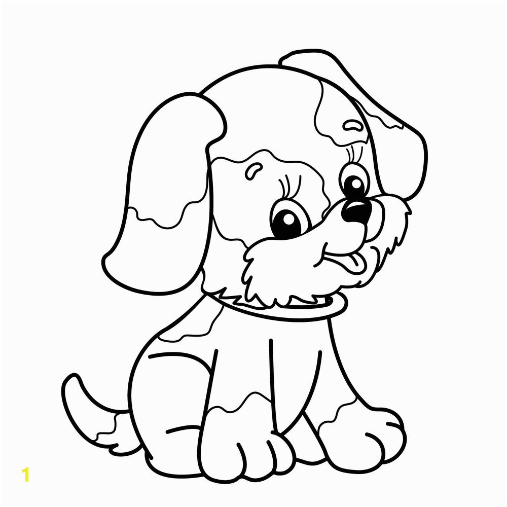 cute puppy coloring pages