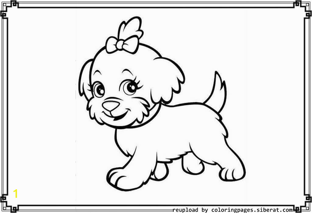cute baby puppies coloring pages