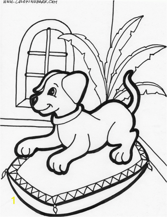 cute baby puppies coloring pages