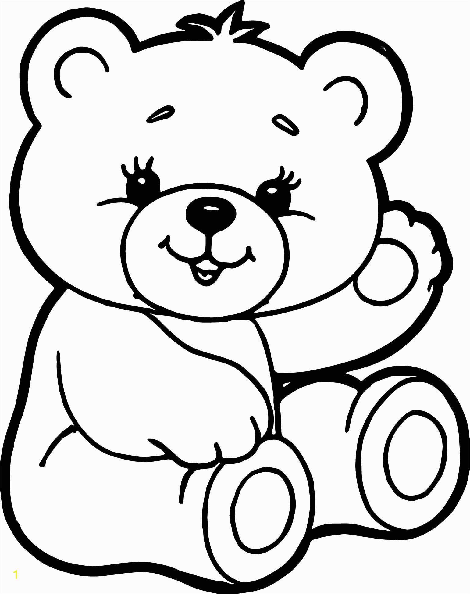 bear cute drawing