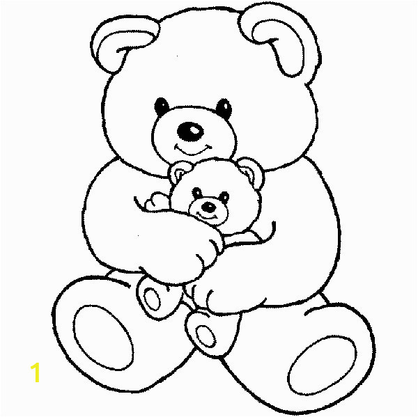 teddy bear coloring pages for kids
