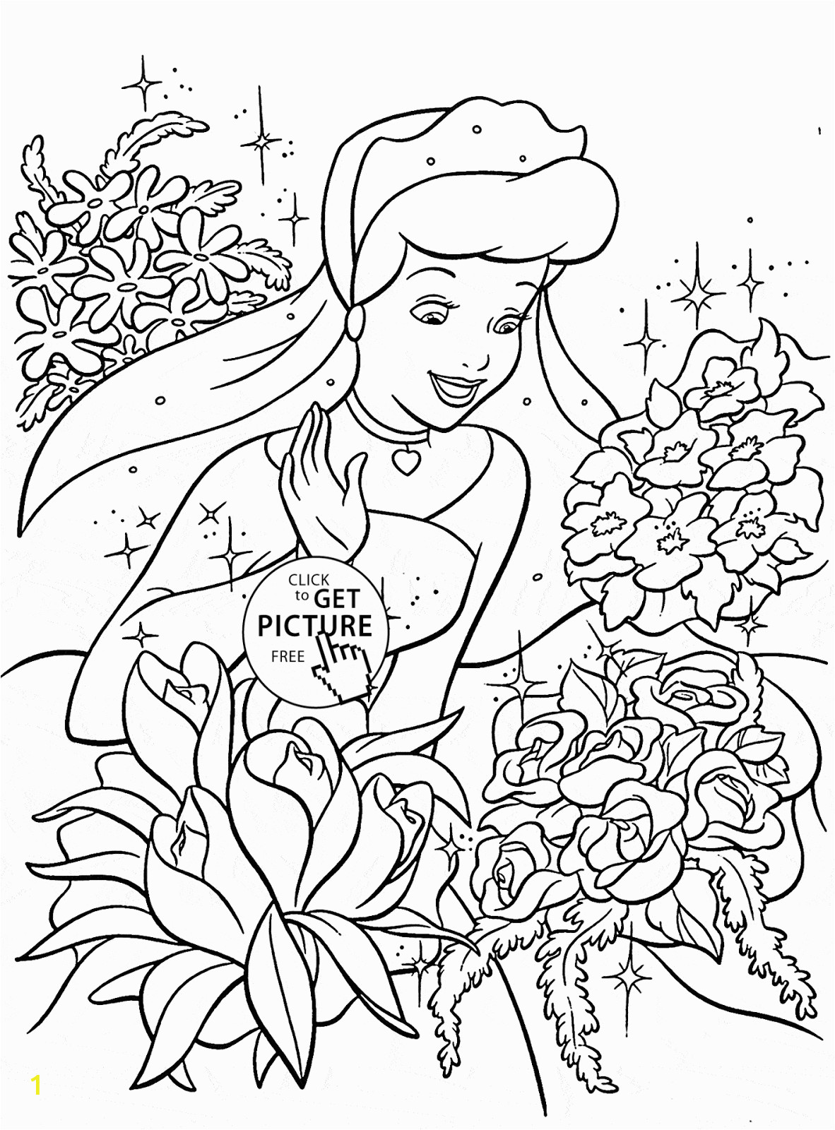 unique disney princess coloring pages