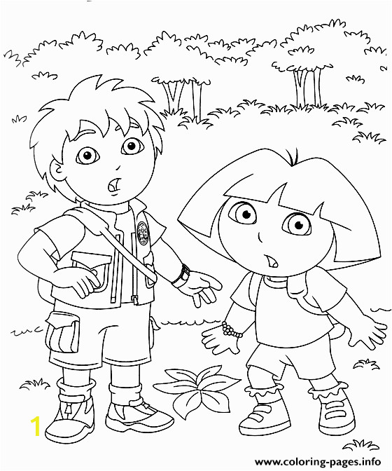 go and dora9d2f printable coloring pages book