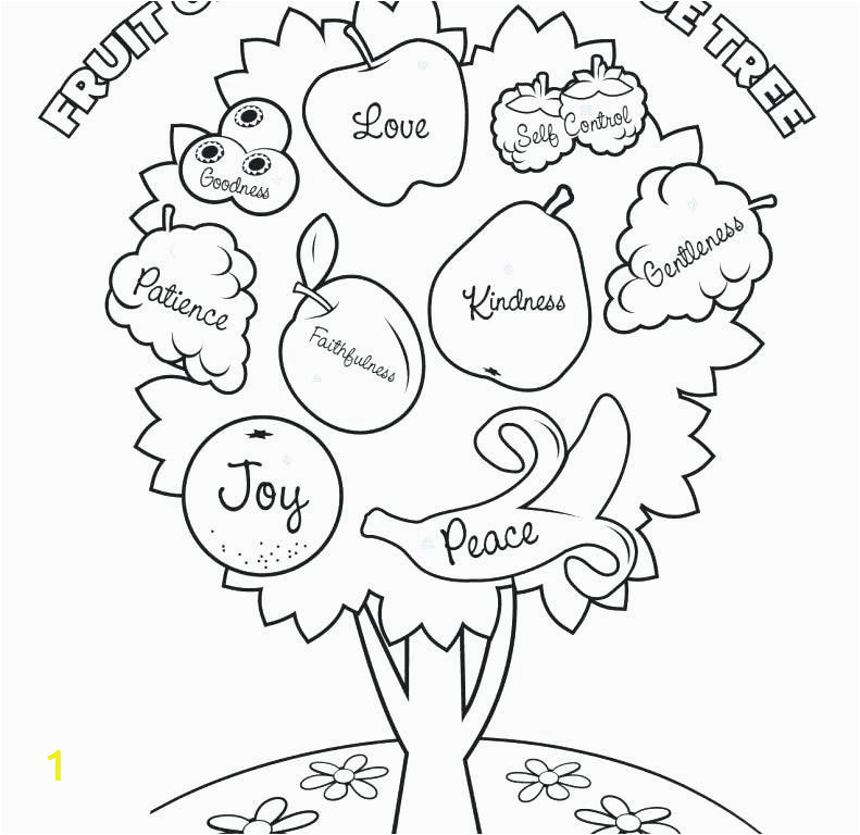 150 fruits of the spirit coloring page