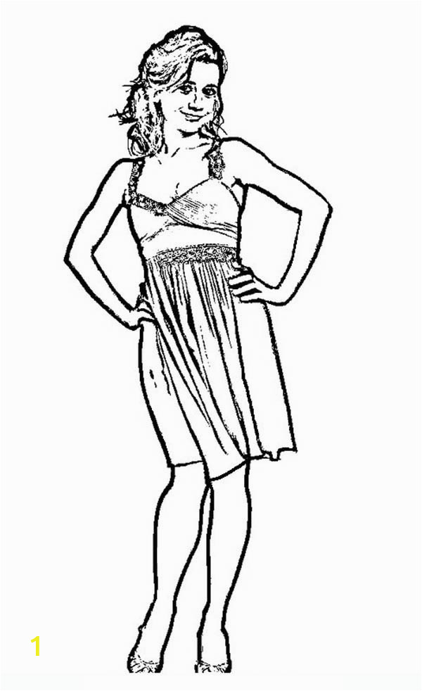 Coloring Pages Of High School Musical Lovely Gabriella Montez In High School Musical Coloring