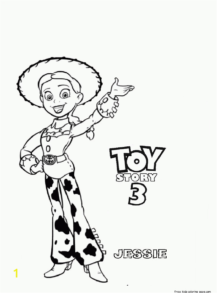 toy story jessie coloring pages