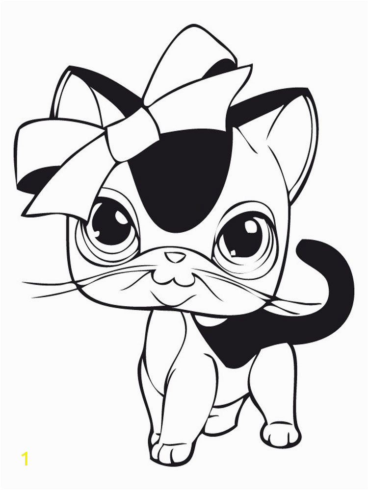 littlest pet shop coloring pages dog