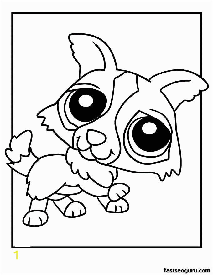 printable littlest pet shop puppy coloring pages