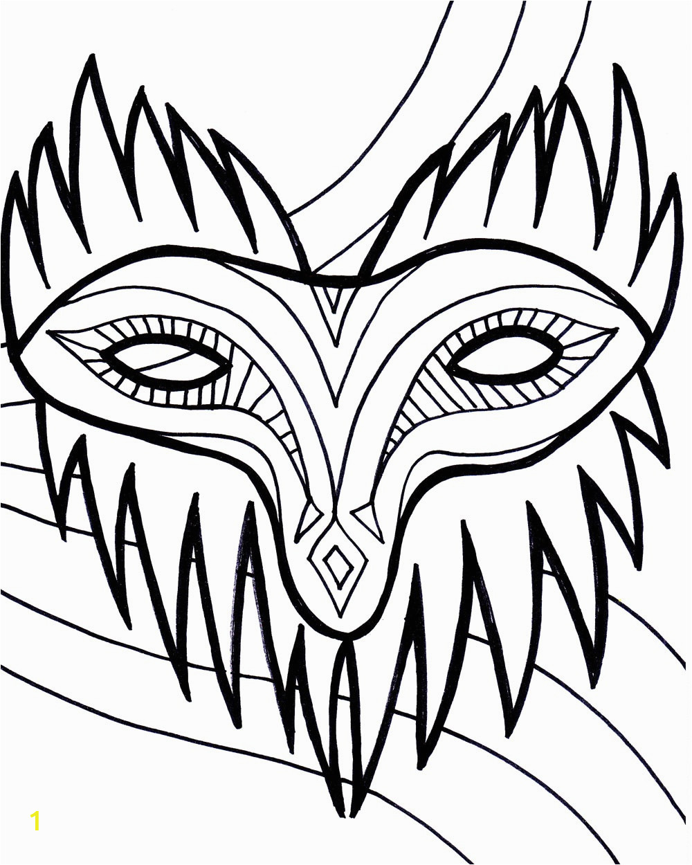 Coloring Pages Of Mardi Gras Masks Free Printable Mardi Gras Coloring Pages for Kids