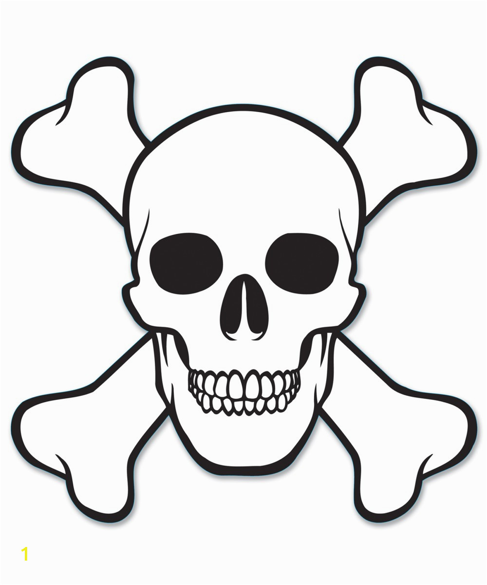 skull and bones coloring pages