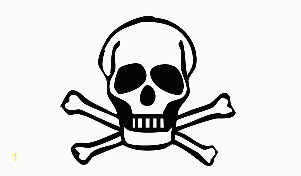 Coloring Pages Of Skull and Crossbones Skull and Crossbone Coloring Page Coloring Home