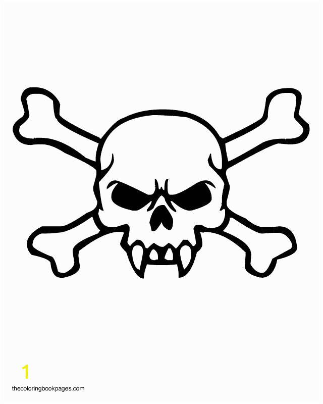 skull and crossbones sketch templates