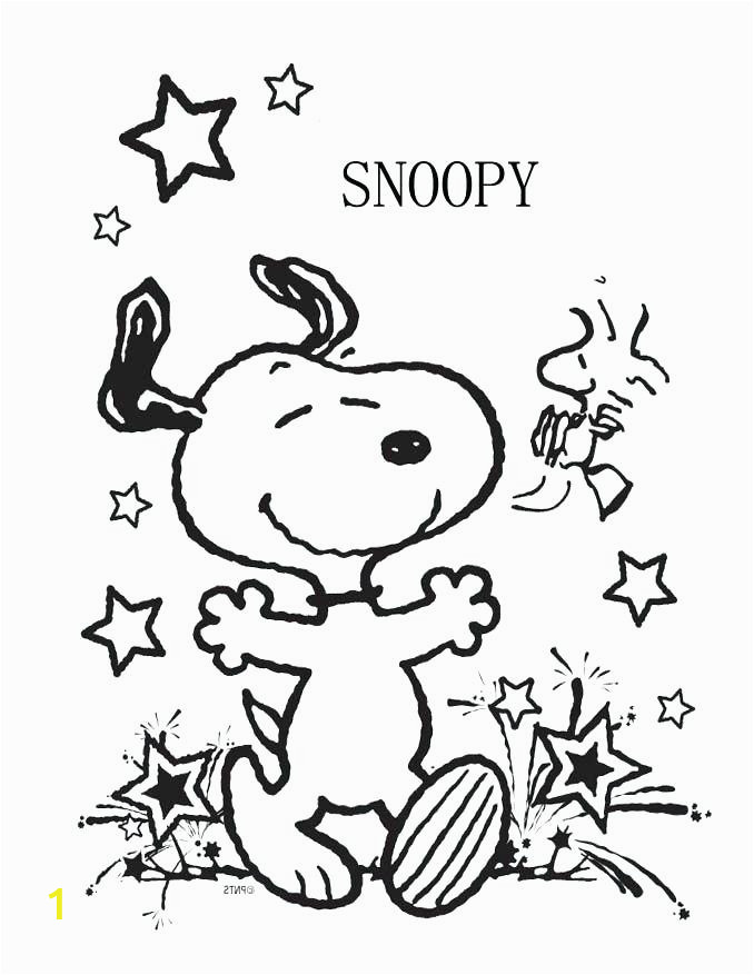 snoopy and woodstock coloring pages