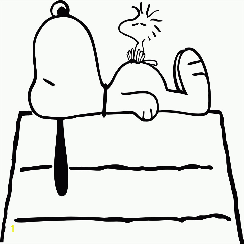 snoopy and woodstock coloring pages