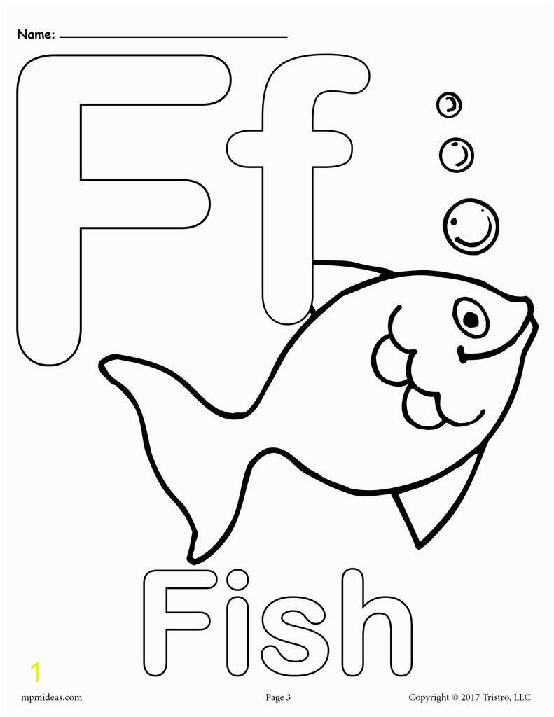 Coloring Pages Of the Letter F Letter F Alphabet Coloring Pages 3 Free Printable