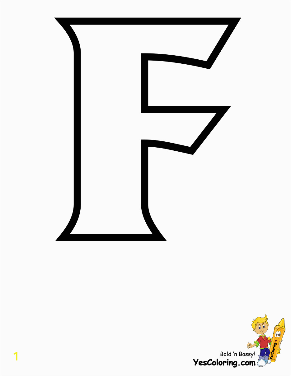 Coloring Pages Of the Letter F Standard Letter Printables Free