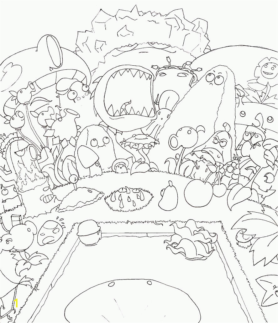 plants vs zombies garden warfare 2 coloring pages