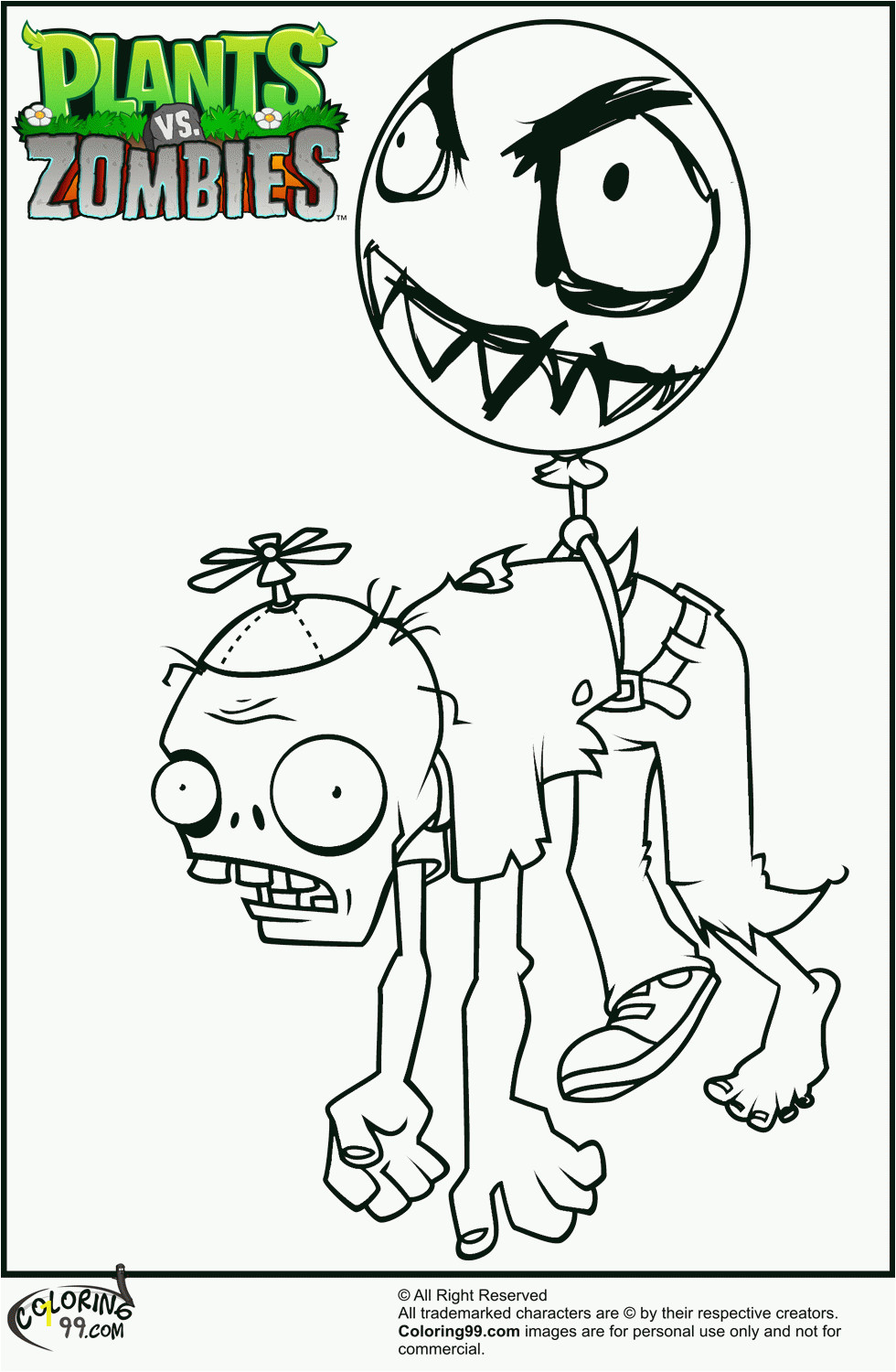 plants vs zombies garden warfare 2 coloring pages