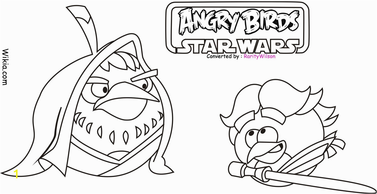 angry birds star wars coloring pages