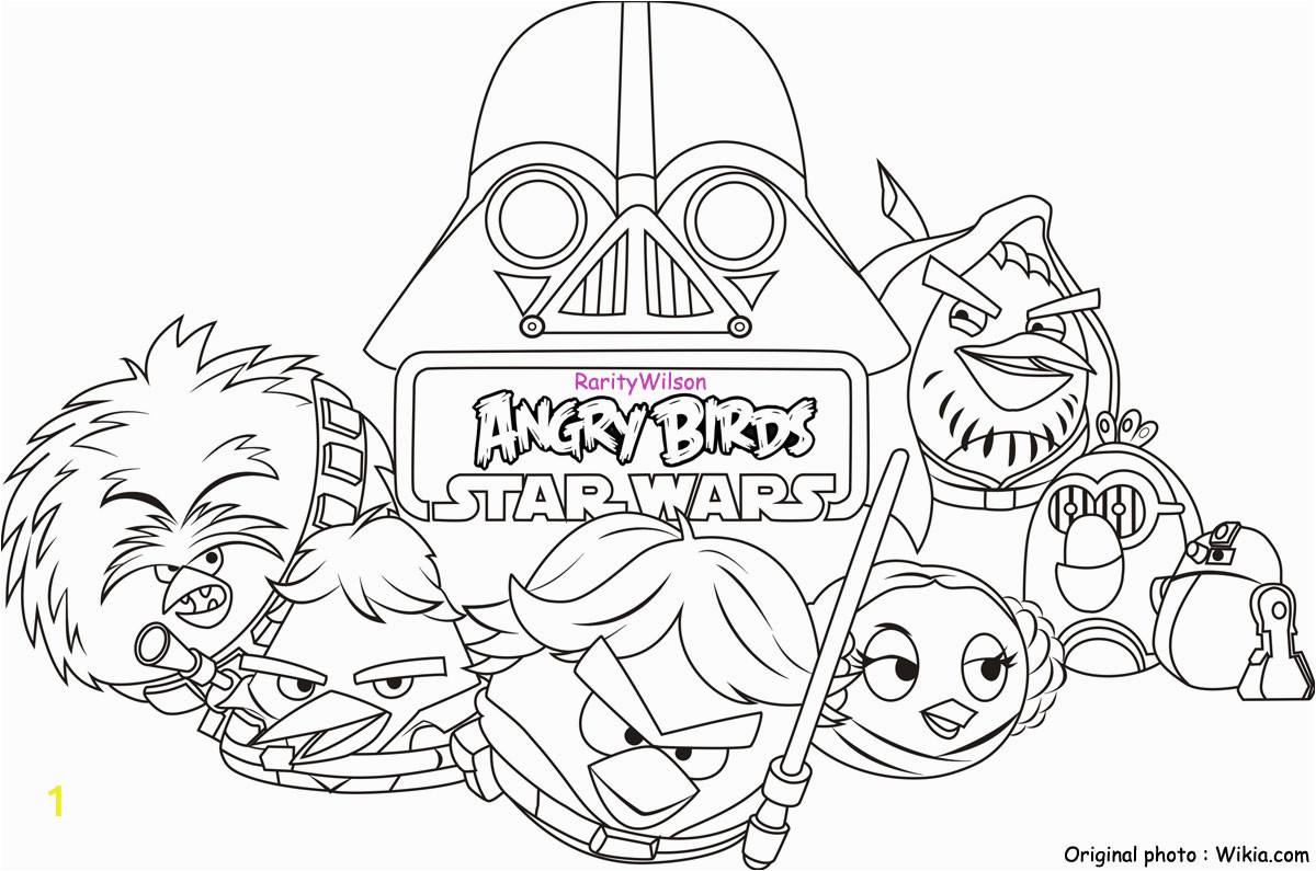 Coloring Pages Star Wars Angry Birds Angry Birds Star Wars Coloring Pages