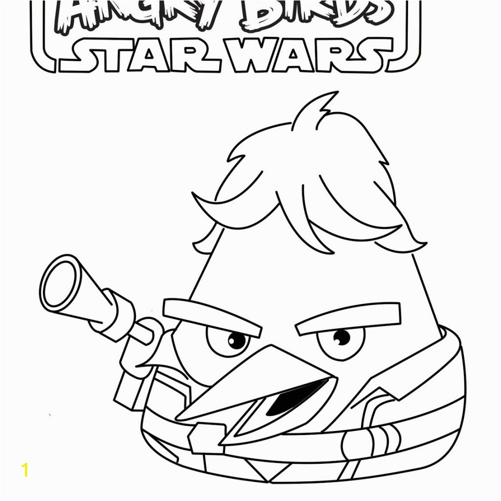 Angry Birds Star Wars disegni da colorare 7