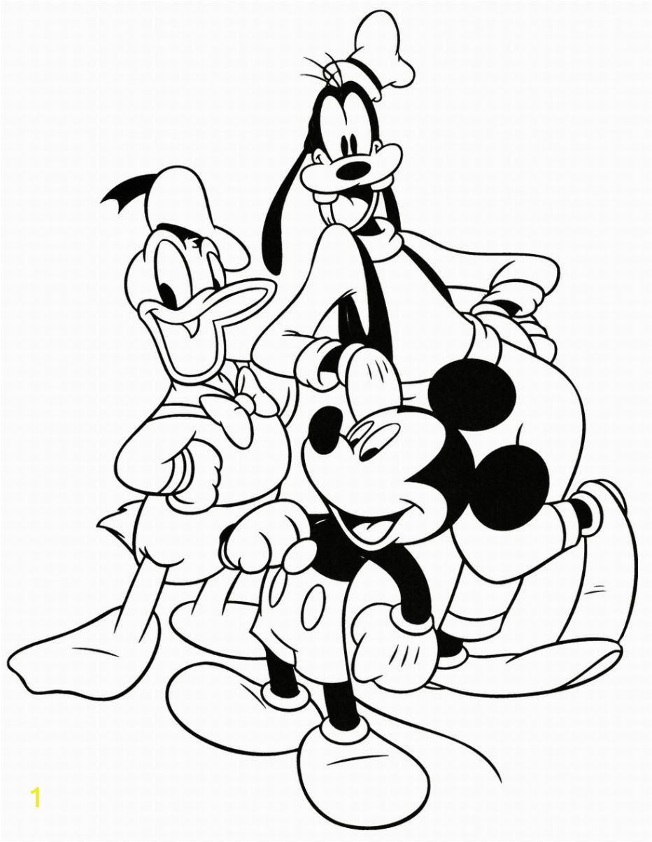 disney characters coloring pages