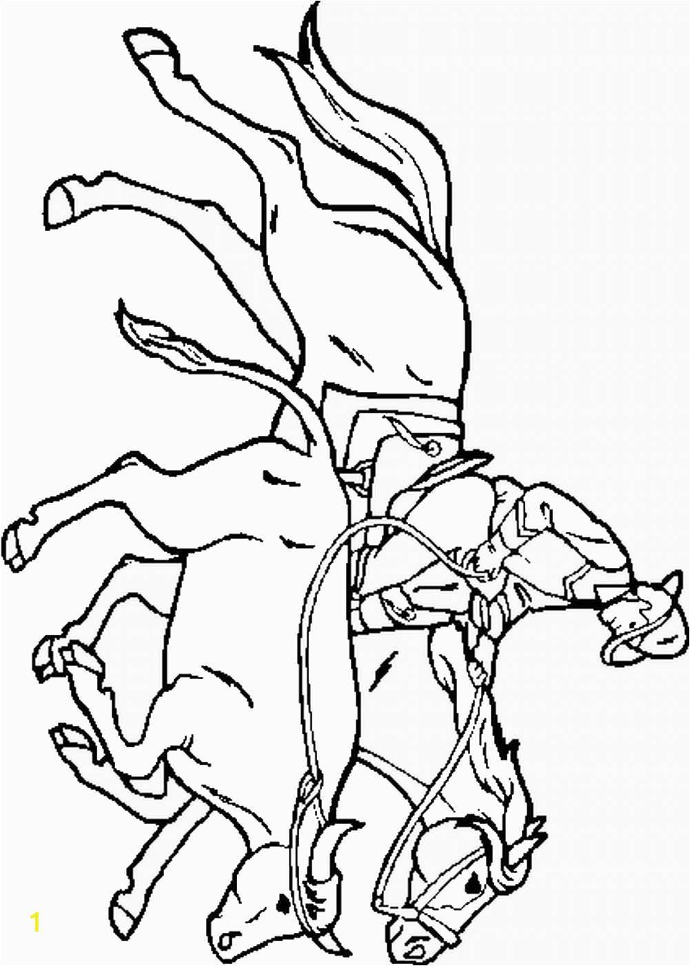 cowboy coloring pages