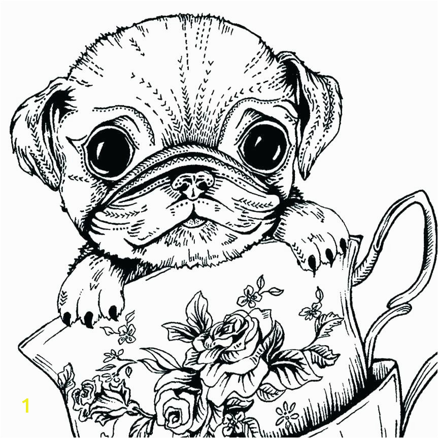 Cute Animal Coloring Pages for Adults Dog Coloring Pages for Adults Best Coloring Pages for Kids