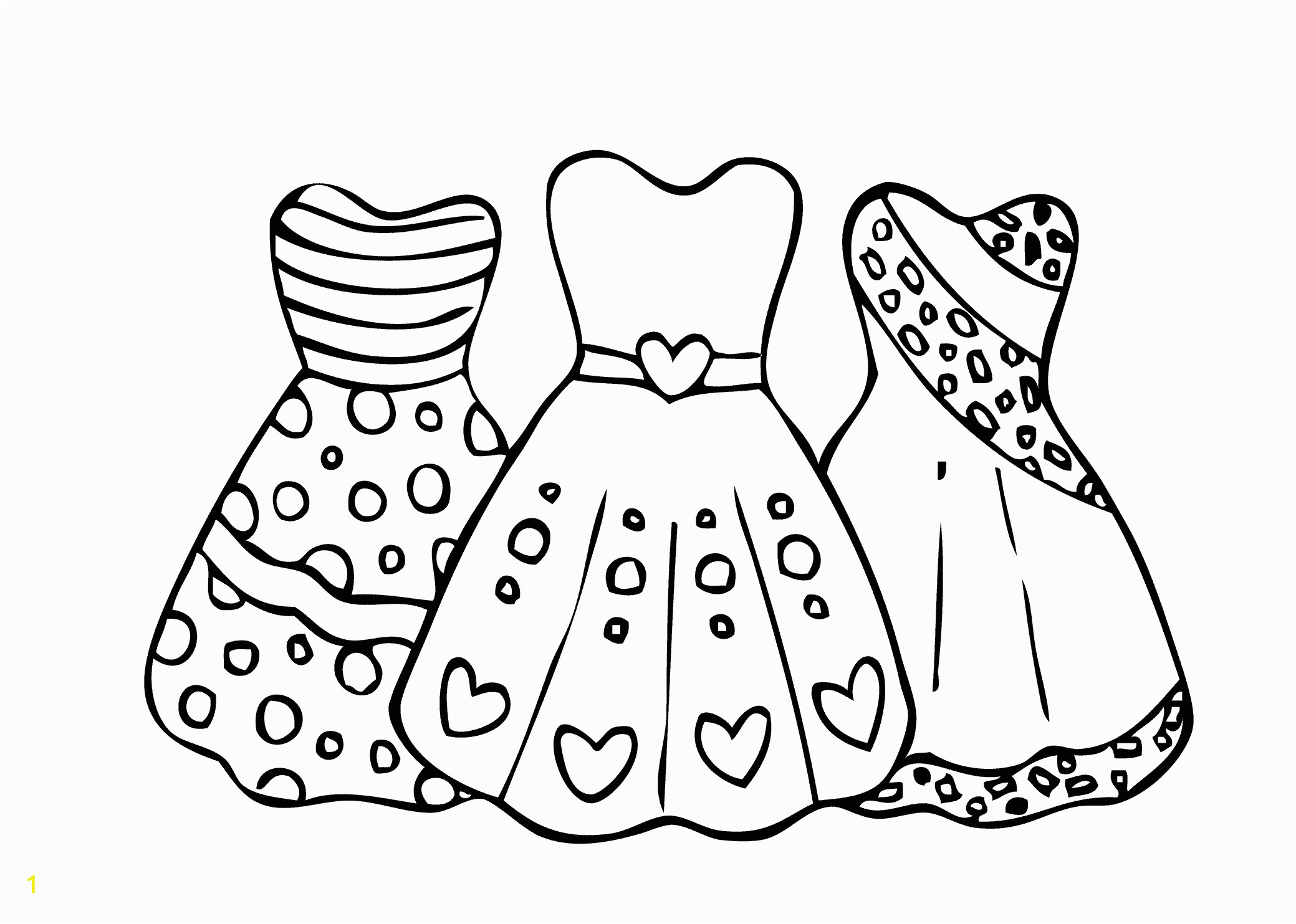 Cute Coloring Pages for Teenage Girls Cool Dresses for Girls Coloring Page Printable Free with