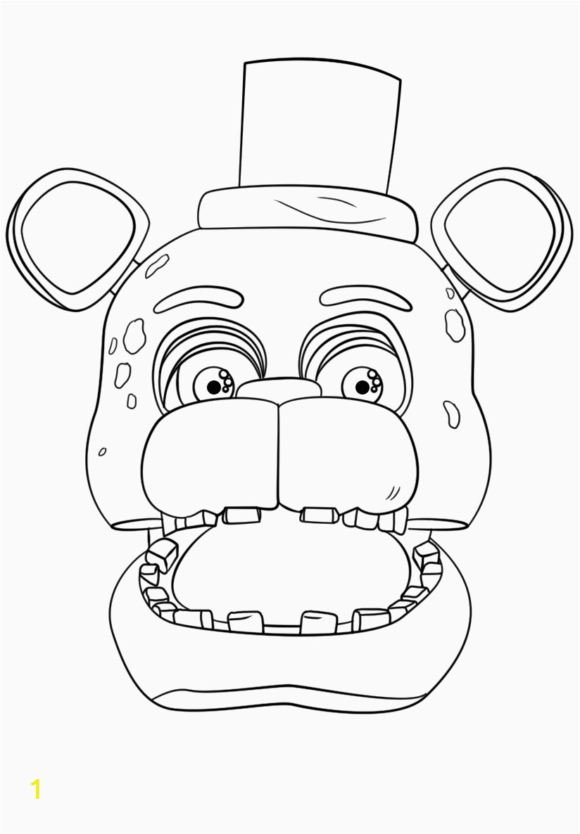 Cute Five Nights at Freddy S Coloring Pages Cute Five Nights at Freddy S Coloring Page Free