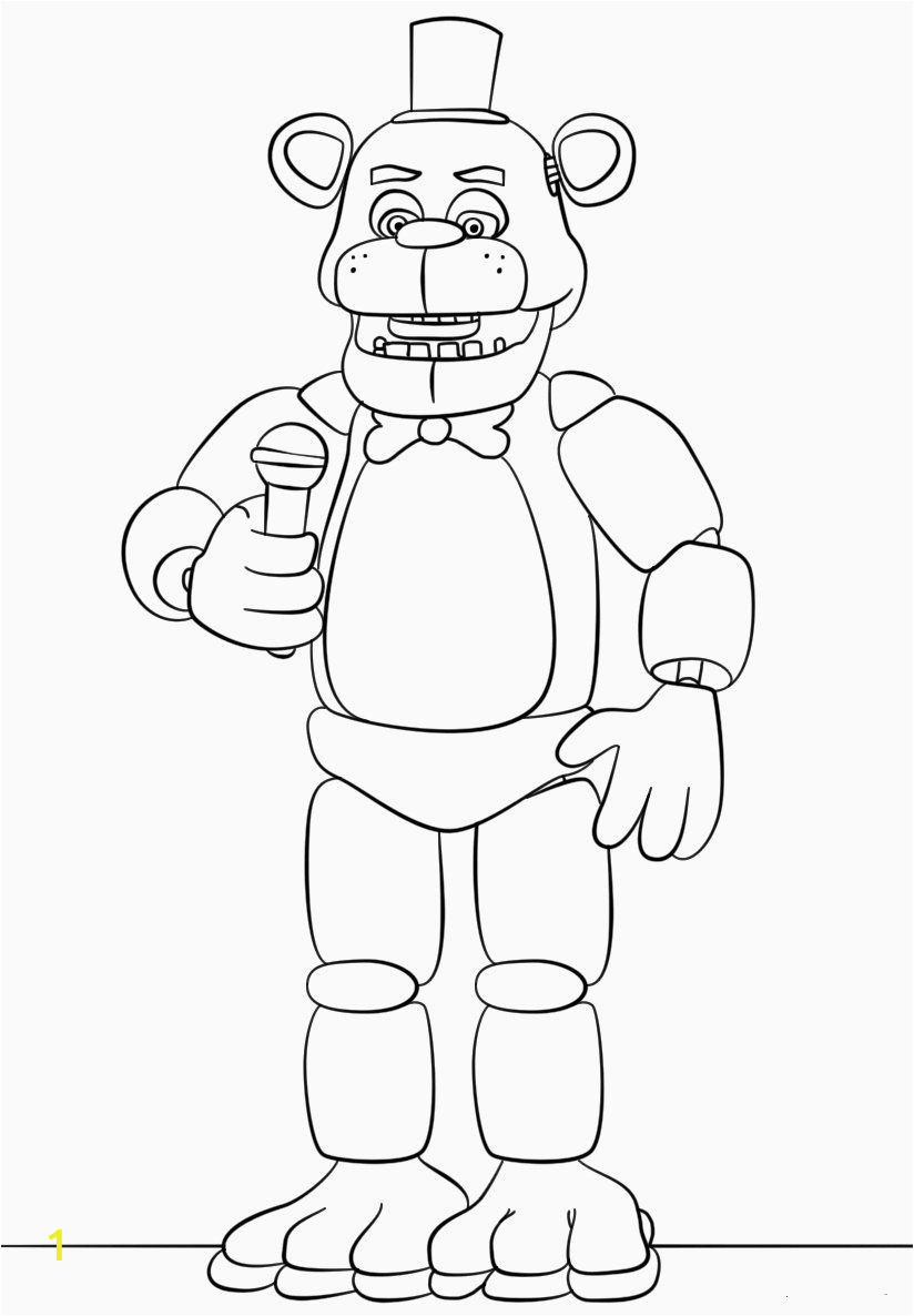 Cute Five Nights at Freddy S Coloring Pages Five Nights at Freddys Coloring Page Inspirational Fnaf