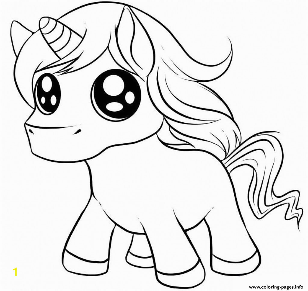 cute unicorn baby printable coloring pages book