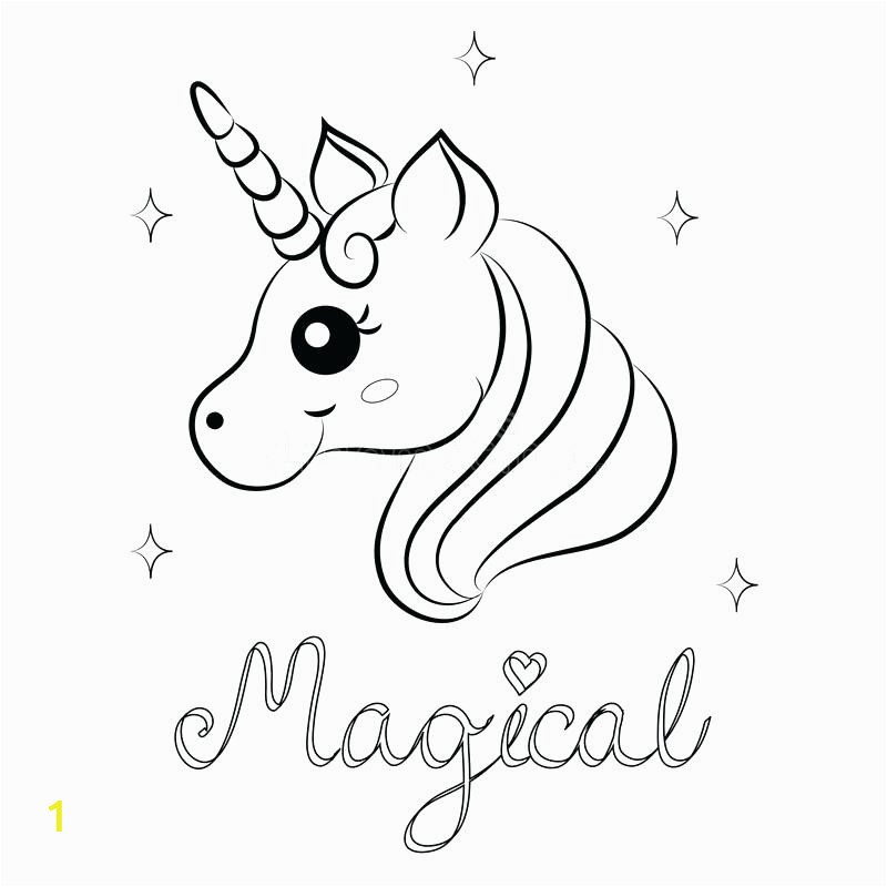 unicorn cute coloring pages for adults