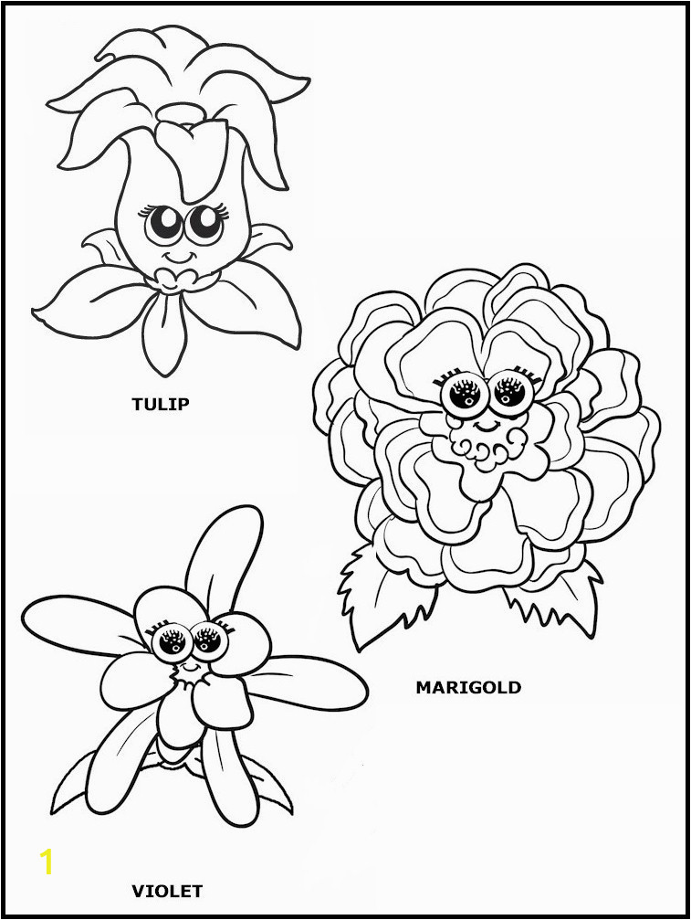 girl scout flower friends coloring pages