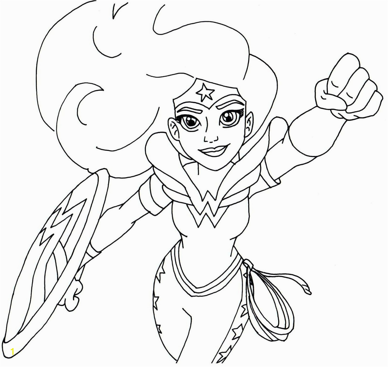 dc superhero girls coloring pages