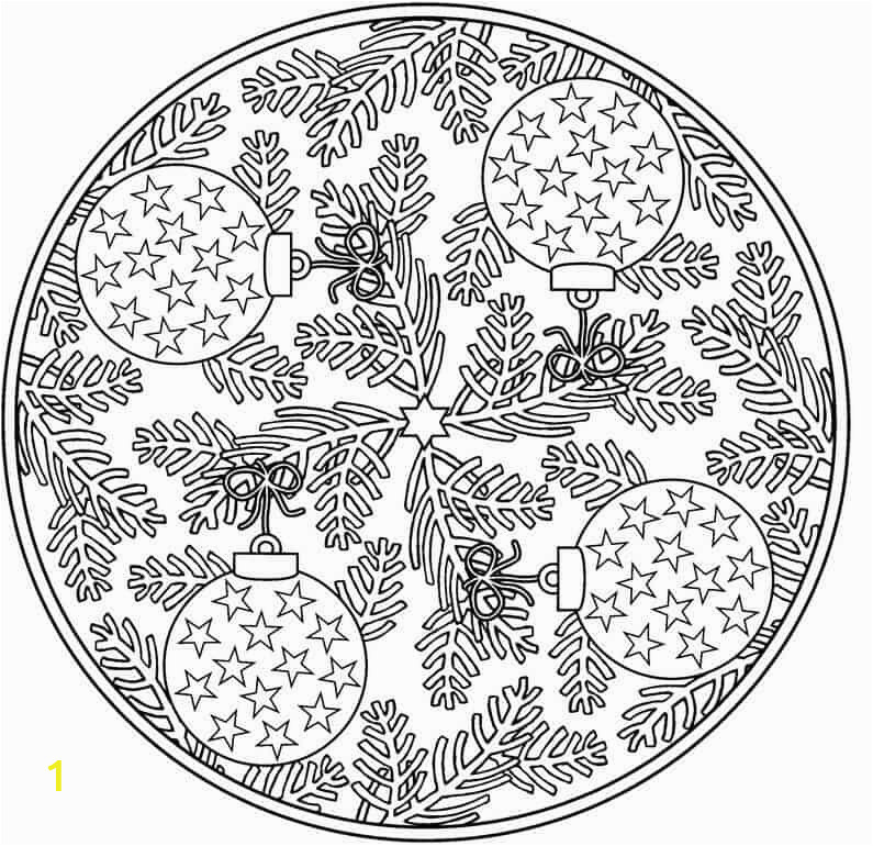Detailed Christmas Coloring Pages for Adults 8 Christmas Coloring Pages for Adults