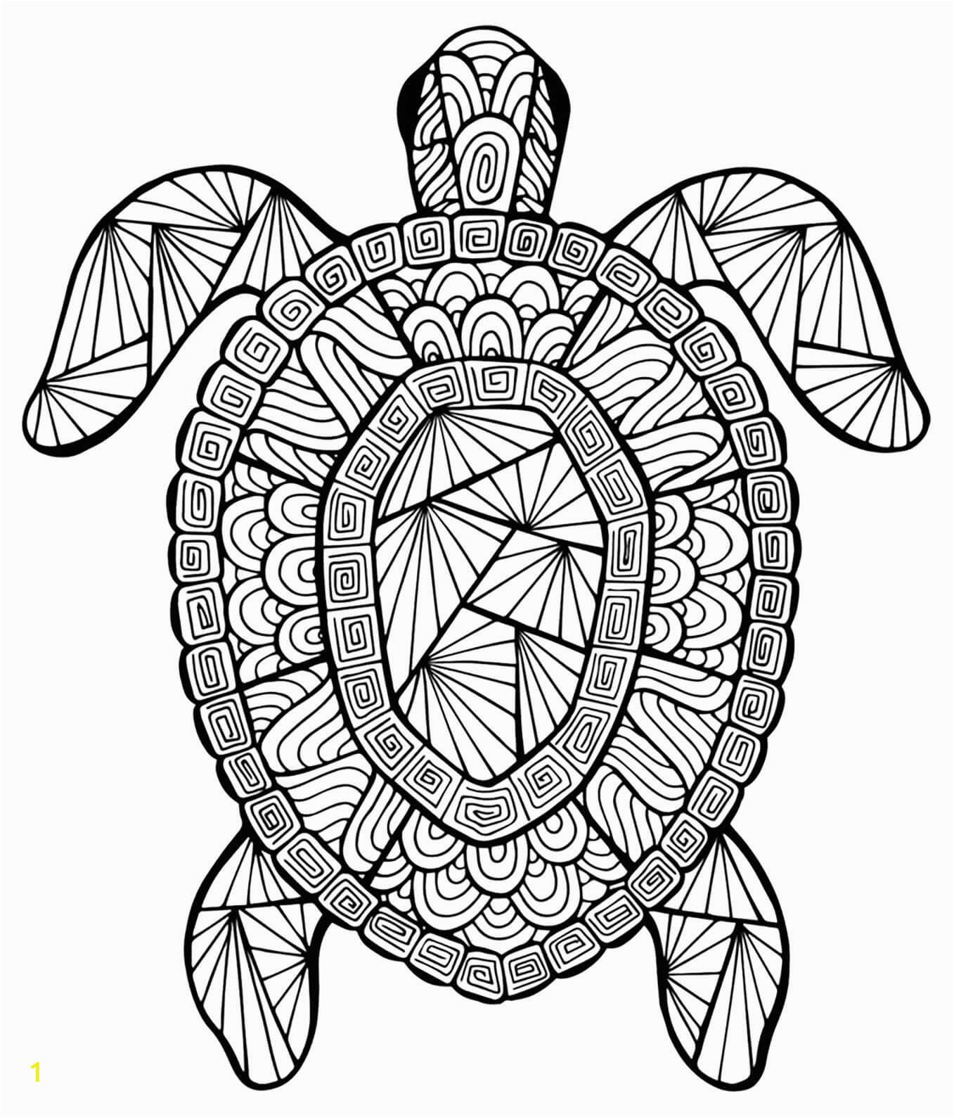 coloring pages for adults difficult animals 44