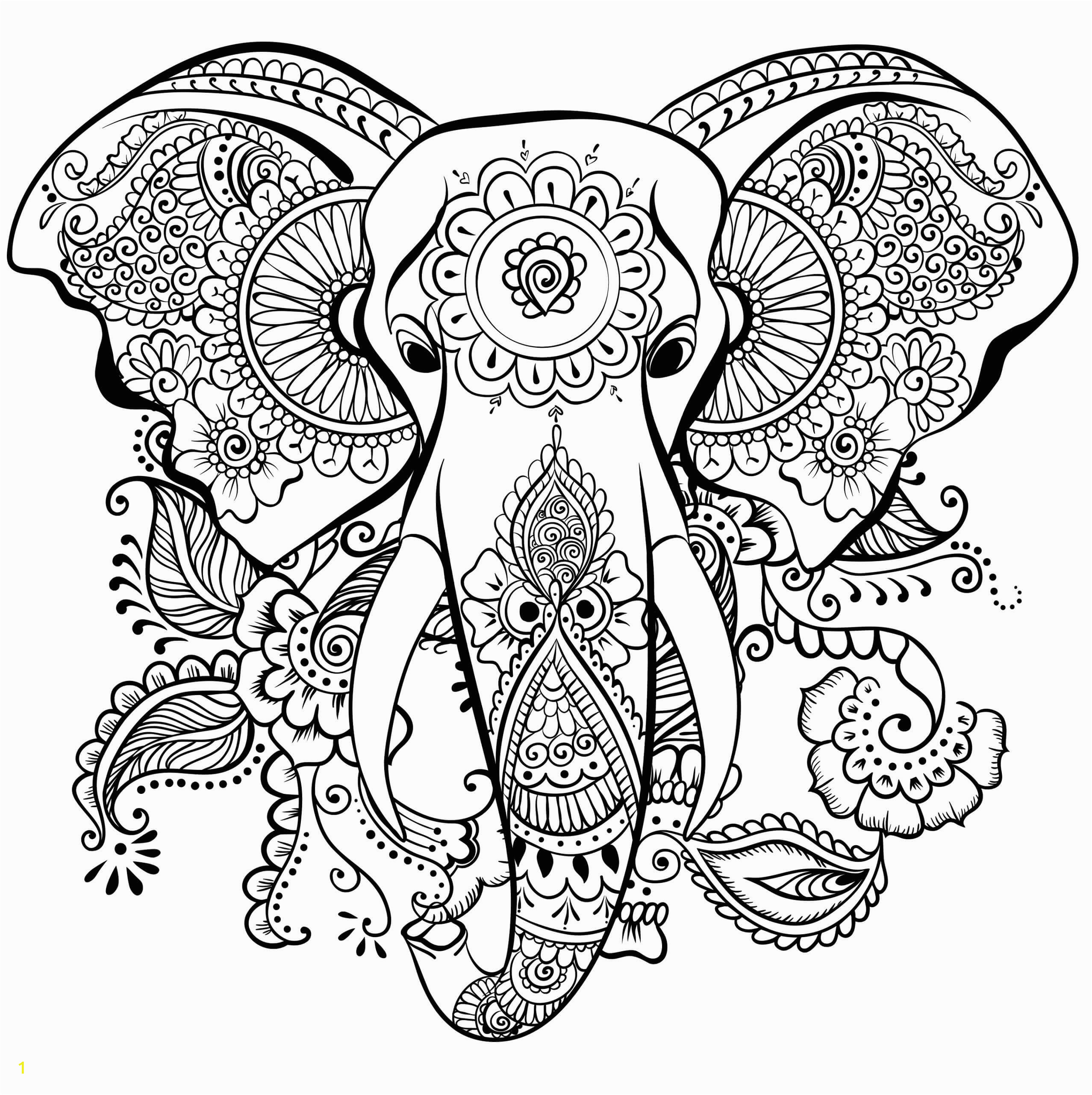 coloring pages for adults difficult animals 7