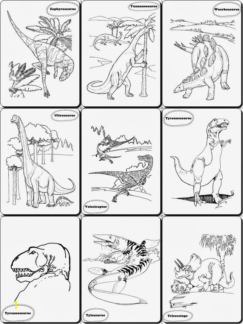 pdf dinosaur coloring pages