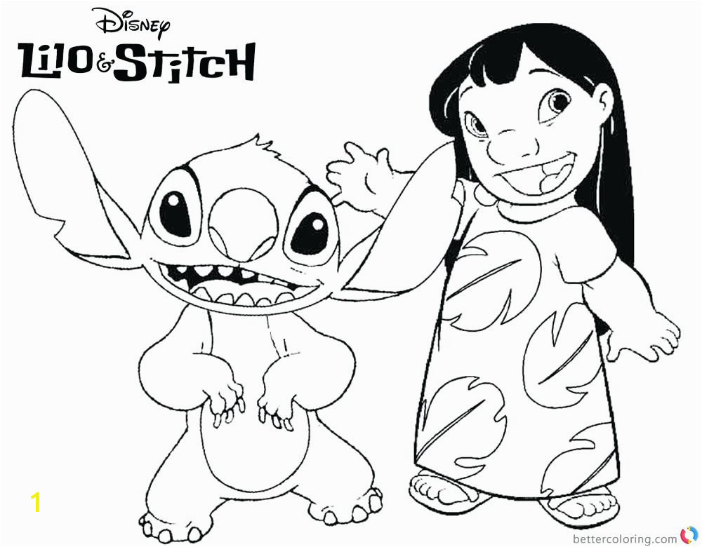 disney lilo and stitch coloring pages