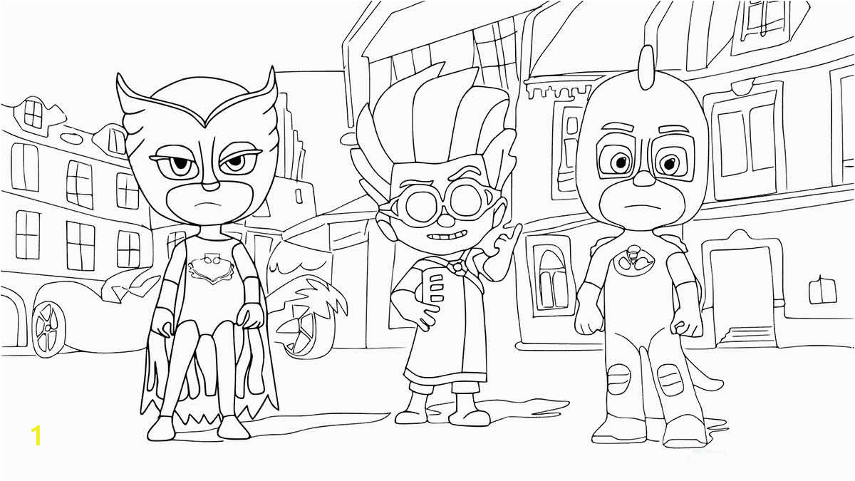 Disney Junior Pj Masks Coloring Pages Cute Pj Masks Villains Coloring Pages Disney Junior