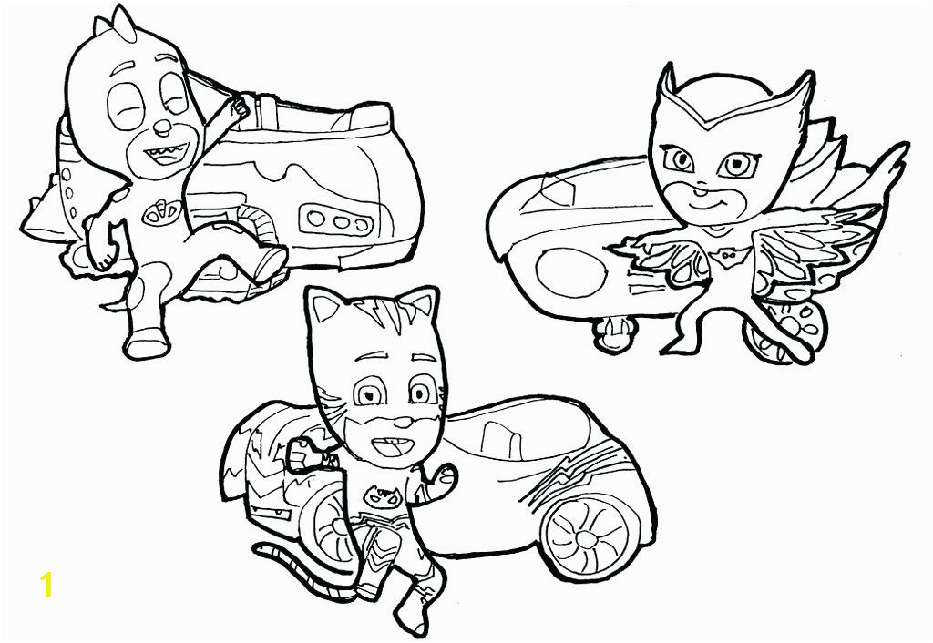 disney pj masks coloring pages