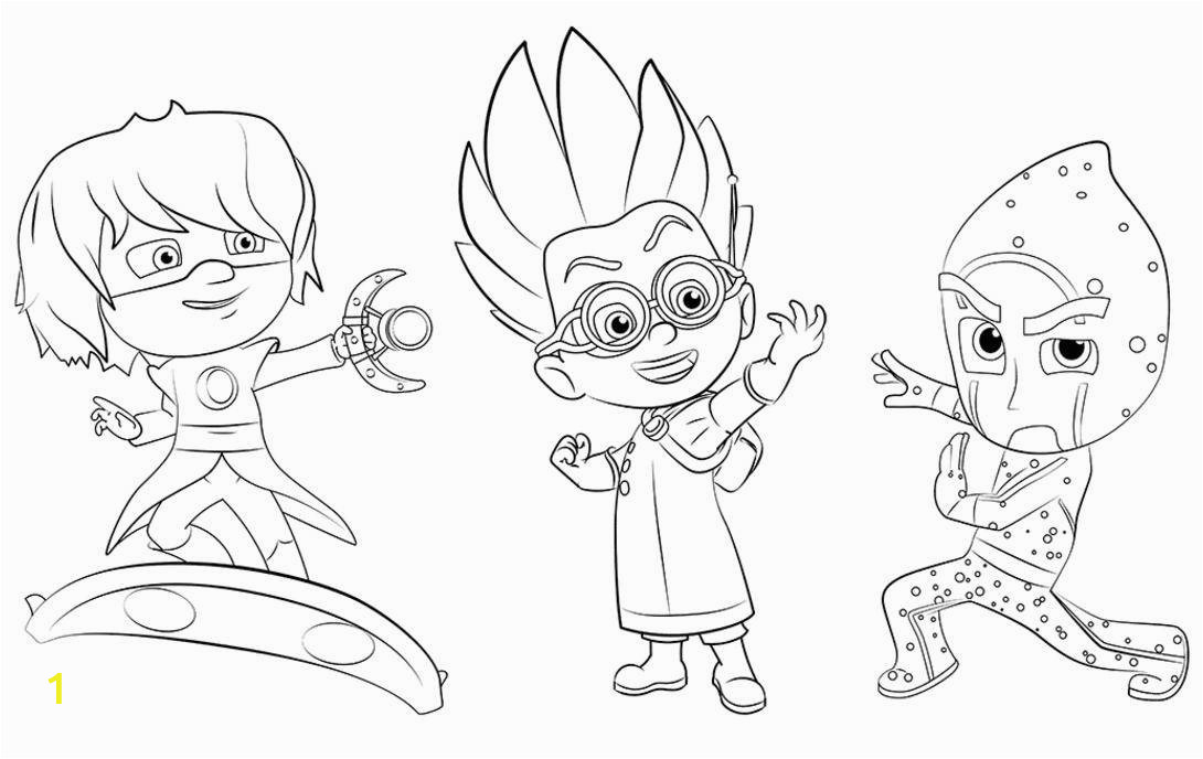 pj masks disney junior coloring pages sketch templates